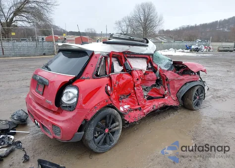 2017 Mini Hardtop Cooper S z USA, uszkodzony, nr VIN WMWXU3C55H2D32933